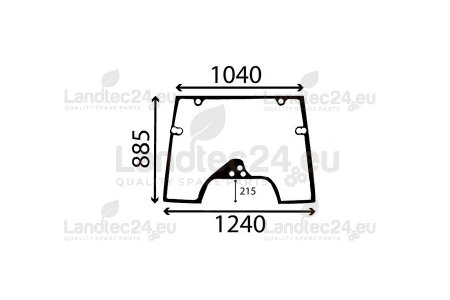 παρμπρίζ 134671010, 134671060 για CASE-IH, NEW HOLLAND, STEYR